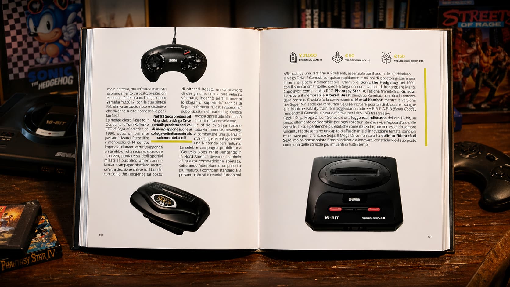 Retro GAME LOVER book example page: Guida al valore